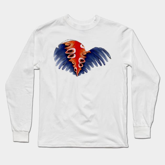 Wings of change blue Long Sleeve T-Shirt by FlossOrFi